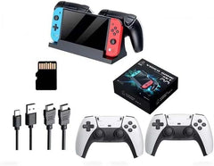 M20 Pro Retro Gaming Console Bundle – 7" HD Display, Dual Wireless Controllers & TV Dock