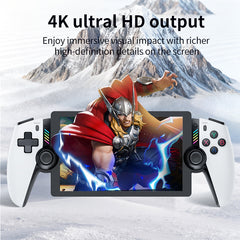 M28 Retro Handheld Game Console 7.1” IPS HD Screen, 20,000+ Built-in Games, Linux Gaming System, Dual Analog Sticks, HDMI 4K TV Output, RGB Lighting, 4000mAh Battery