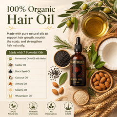 Tamtrees Organic Hair Growth & Strength Oil – ALL Organic - 100ML