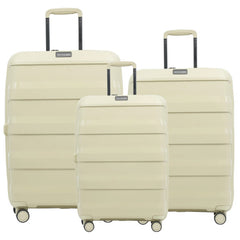 TOM CRUISER AEROLITE PP HARD TROLLEY BRIGHT YELLOW, OLIVE, EGRET GREY (3PCS - 20", 24" and 28"))