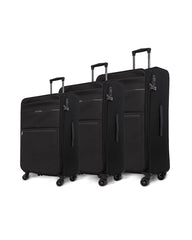 TOMCRUISER LEGACY SOFT LUGGAGE TROLLEY SET BLUE, BLACK, GREEN (3pc)