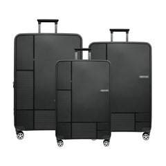 TOM CRUISER TRAVEL MATE PP HARD TROLLEY REDBERRY, FOREST GREEN, DARK BLACK (3 PCS)