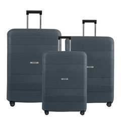 TOM CRUISER INTELLICASE PP HARD TROLLEY ALL WHITE, DARK GRAY, BLUE (3 PCS)