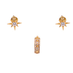 Gold Star Earrings