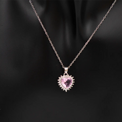 Heart shaped Pendant Set