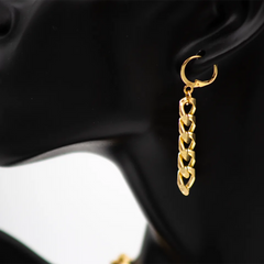 Chic Chain-Shaped Pendant Set