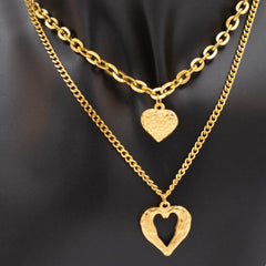 Double heart Pendant