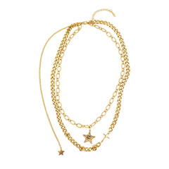 Star and Cross Pendant