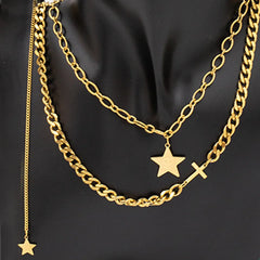 Star and Cross Pendant