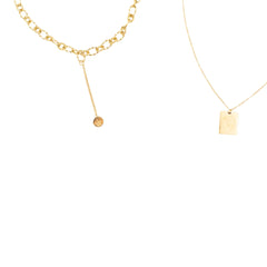 Square Centrepiece and Chain Pendant