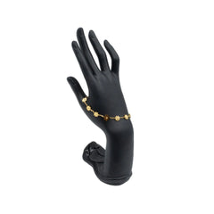 Golden Floral Bracelet