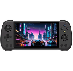 Powkiddy X55 Handheld Retro Game Console Built-in 40,000 Games 144GB 5.5-Inch IPS Screen Video Gaming Console, RK3566 CPU, HDMI Interface