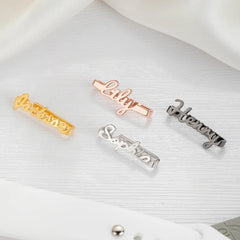 Custom Apple Watch Band Charm - 21k Gold Plated - Silver