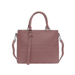 Foska Women's Shoulder Bag - Smooth PU Leather - Wide & Classic Design - 33x26 cm