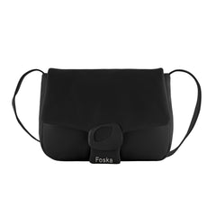 Foska Women's Small Cross-Body Bag - Smooth PU Leather - 24x19 cm