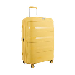 TOM CRUISER AEROLITE PP HARD TROLLEY BRIGHT YELLOW, OLIVE, EGRET GREY (3PCS - 20", 24" and 28"))