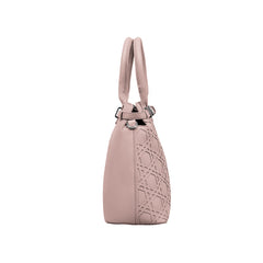 Foska Women's Versatile Fashion Tote Bag – Shoulder Handbag -Metal Chain Detail Black - Pink - Khaki - 33x27 cm