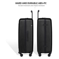 TOMCRUISER SPACE HARD TROLLEY 20,24,28 inch BLACK