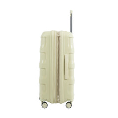 TOM CRUISER AEROLITE PP HARD TROLLEY BRIGHT YELLOW, OLIVE, EGRET GREY (3PCS - 20", 24" and 28"))