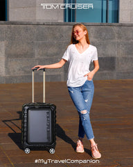 TOMCRUISER NAVIGATOR HARD TROLLEY 20" 24" 28" inch BLACK