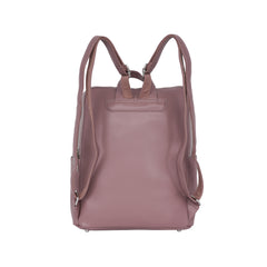 Foska Women's Large Backpack - Smooth PU Leather - University/Laptop Bag - 30.5x36.5 cm