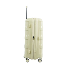 TOM CRUISER AEROLITE PP HARD TROLLEY BRIGHT YELLOW, OLIVE, EGRET GREY (3PCS - 20", 24" and 28"))