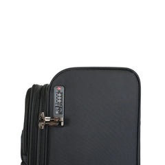 TOMCRUISER ELITE SOFT LUGGAGE TROLLEY 20,24,28 BLACK