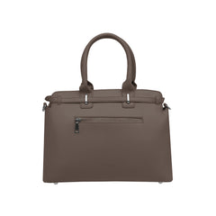 Foska Women's Versatile Fashion Tote Bag – Shoulder Handbag -Metal Chain Detail Black - Pink - Khaki - 33x27 cm