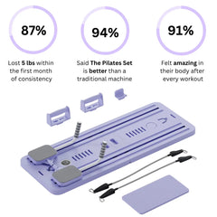 Multifunctional Portable Pilates Reformer Set Abdominal Workout Board