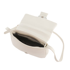 Foska Women's Small Cross-Body Bag - Smooth PU Leather - 24x19 cm