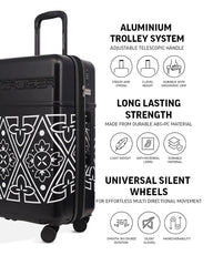 TOMCRUISER VISION HARD TROLLEY BLACK (20",24",28")