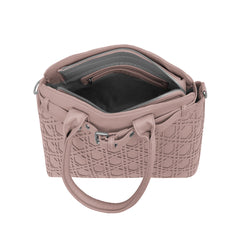 Foska Women's Versatile Fashion Tote Bag – Shoulder Handbag -Metal Chain Detail Black - Pink - Khaki - 33x27 cm