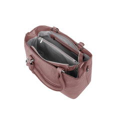 Foska Women's Shoulder Bag - Smooth PU Leather - Wide & Classic Design - 33x26 cm