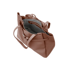 Foska Women's Large Shoulder Bag - Classic Design Brown - 37.5x28.5 cm