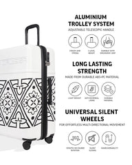 TOMCRUISER VISION HARD TROLLEY inch WHITE (20,24,28)