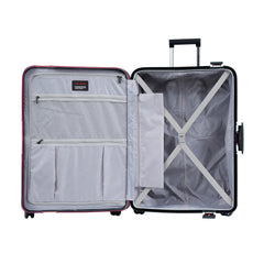 TOM CRUISER INTELLICASE PP HARD TROLLEY ALL WHITE, DARK GRAY, BLUE (3 PCS)