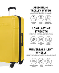 TOMCRUISER STORY HARD TROLLEY YELLOW (20", 24", 28")