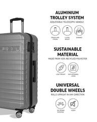 TOMCRUISER PREMIER SMART SCALE HARD TROLLEY 20,24,28 inch
