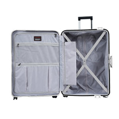 TOM CRUISER INTELLICASE PP HARD TROLLEY ALL WHITE, DARK GRAY, BLUE (3 PCS)
