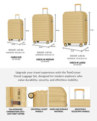 TOMCRUISER CLOUD HARD TROLLEY 20,24,28 inch YELLOW