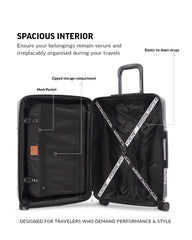 TOMCRUISER VISION HARD TROLLEY BLACK (20",24",28")