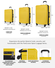 TOMCRUISER STORY HARD TROLLEY YELLOW (20", 24", 28")