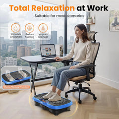 Vibration Plate Fitness Platform Exercise Machine Vibrating Lymphatic Drainage