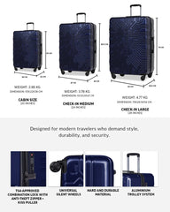 TOMCRUISER MATRIX HARD TROLLEY 20,24,28 inch SILVER, RED, BLUE