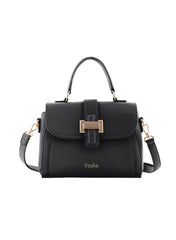 Foska Elegant Women's Crossbody & Shoulder Bag - Brown - Black - Chic Top Handle Handbag