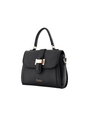 Foska Elegant Women's Crossbody & Shoulder Bag - Brown - Black - Chic Top Handle Handbag