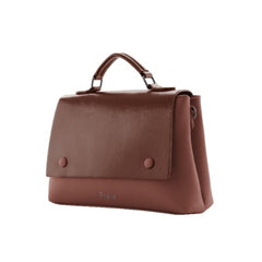 Foska Women's Crossbody & Shoulder Bag with Scarf - Top Handle Handbag Brown - Black - Dark Blue