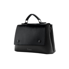 Foska Women's Crossbody & Shoulder Bag with Scarf - Top Handle Handbag Brown - Black - Dark Blue