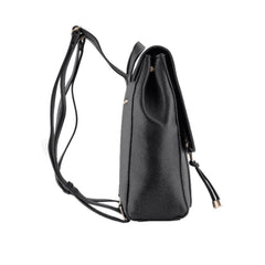 Foska Women's Convertible 2-in-1 Bag: Tote & Backpack - Smooth PU Leather - 29.5x32 cm