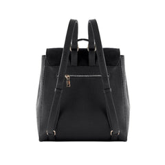 Foska Women's Convertible 2-in-1 Bag: Tote & Backpack - Smooth PU Leather - 29.5x32 cm